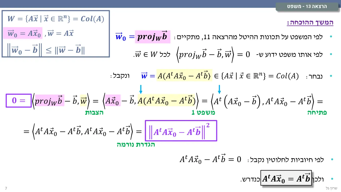 הרצאה 13 שקף 7