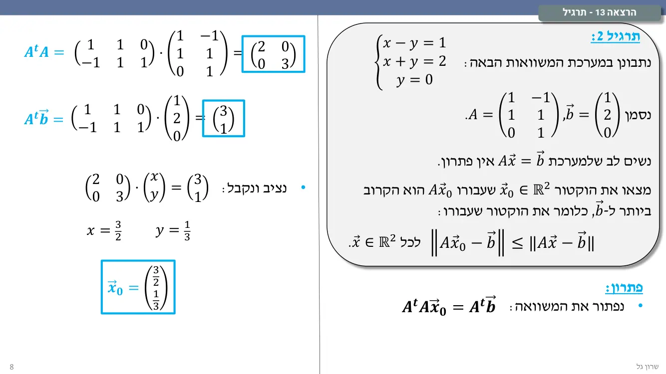 הרצאה 13 שקף 8