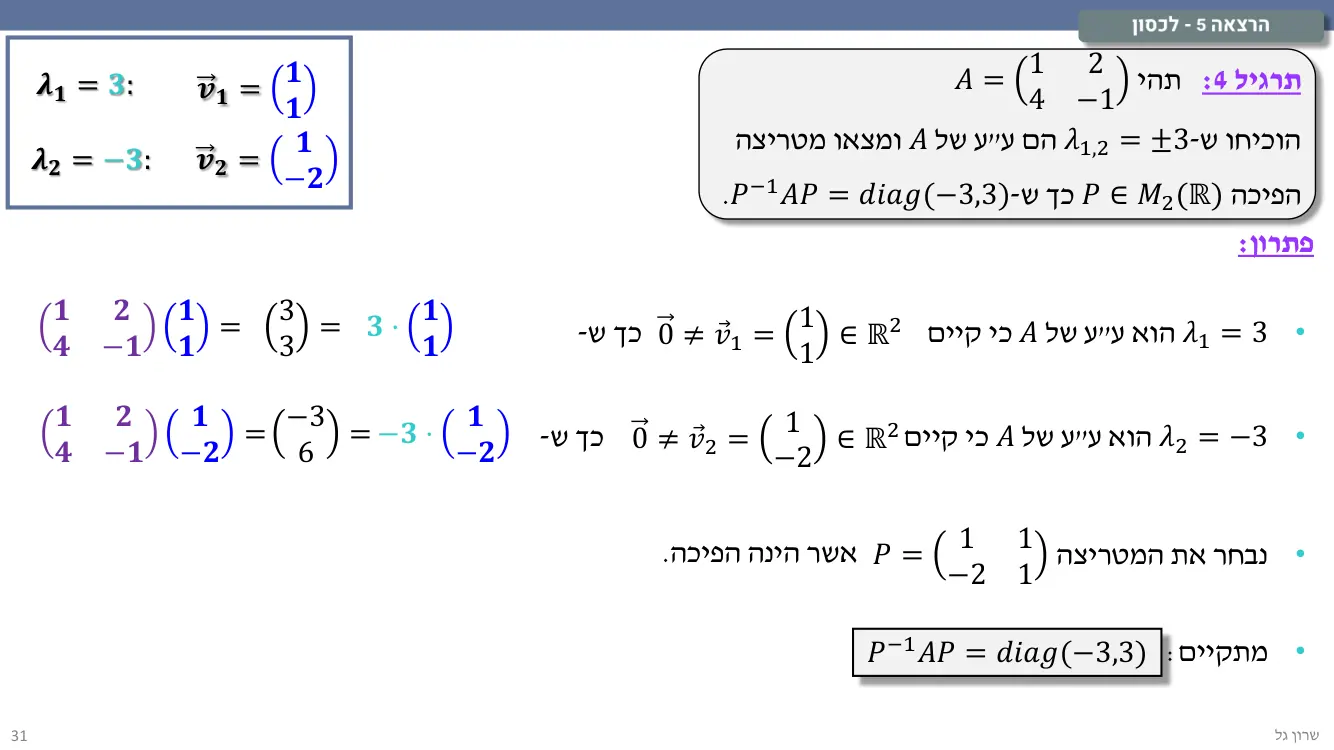 הרצאה 5 שקף 31