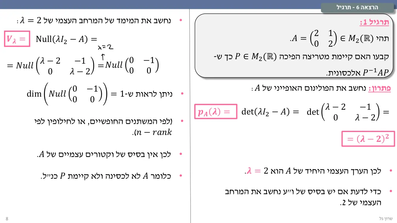 הרצאה 6 שקף 8