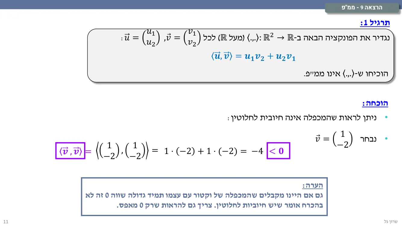 הרצאה 9 שקף 11